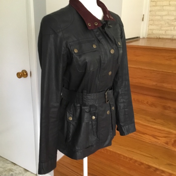 BELLA SWAN WAXED BANANA REPUBLIC JACKET - Picture 8 of 11